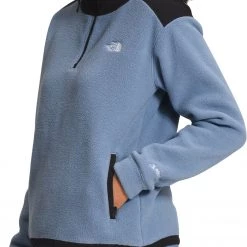 The North Face Women's Alpine 200 &frac14; Zip Sweatshirt Folk Blue/tnf Black -DealsThe North Face Store unnamed file 245