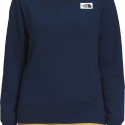 The North Face Women's Heritage Patch Crewneck Sweatshirt Summit Navy