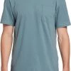 The North Face Men's Short Sleeve TNF Pocket T-Shirt Banff Blue