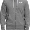 The North Face Men's Heritage Patch Full-Zip Hoodie Tnf Medium Grey Heather