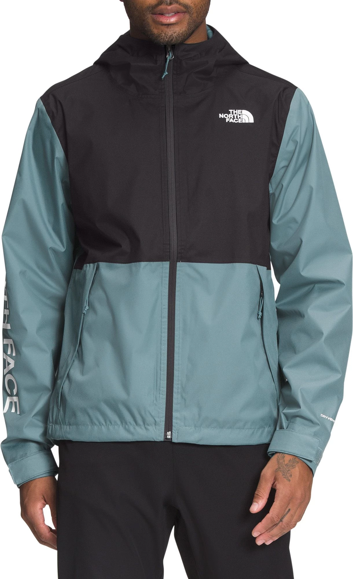 The North Face Men's Millerton Rain Jacket Goblin Bl/goblin Bl Print 3 The North Face Men's Millerton Rain Jacket Goblin Bl/goblin Bl Print - Image 3