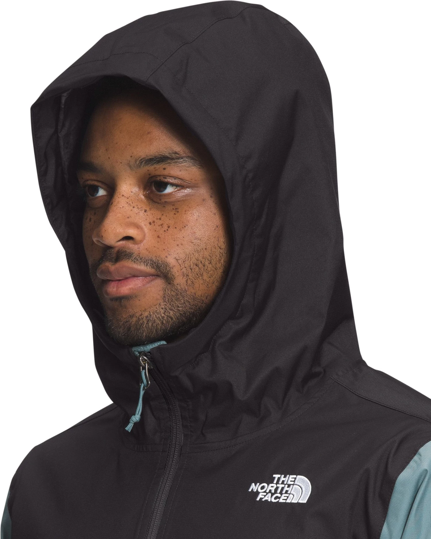 The North Face Men's Millerton Rain Jacket Goblin Bl/goblin Bl Print 4 The North Face Men's Millerton Rain Jacket Goblin Bl/goblin Bl Print - Image 4
