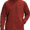 The North Face Men's Cynlands Full Zip Fleece Jacket Brick House Red Heather