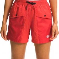 The North Face Women's TNF Outline Shorts Horizon Red