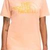 The North Face Women's Half Dome T-Shirt Apricot Ice