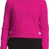 The North Face Girls' Long Sleeve Boxy T-Shirt Fuschia Pink