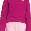 The North Face Girls' Camp Fleece Crewneck Fuschia Pink
