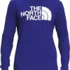 The North Face Men's Half Dome Graphic Long Sleeve Shirt Tnf Mdm Grey Hthr/tnf Wht