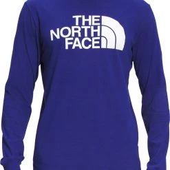 The North Face Men's Half Dome Graphic Long Sleeve Shirt Tnf Mdm Grey Hthr/tnf Wht