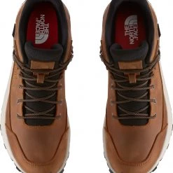 The North Face Men's Vals Mid Leather Waterproof Hiking Boots Tnf Black/spackle Grey -DealsThe North Face Store unnamed file 425