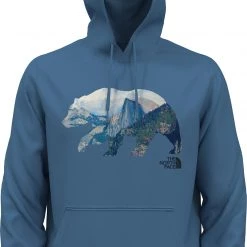 The North Face Men's TNF Bear Pullover Hoodie Banff Blue