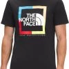 The North Face Men's Coordinates Short Sleeve T-Shirt Tnf Black/tnf White Print