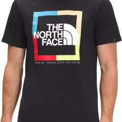 The North Face Men's Coordinates Short Sleeve T-Shirt Tnf Black/tnf White Print