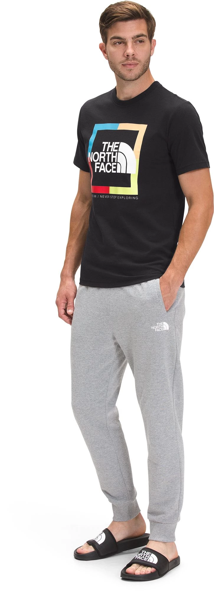 The North Face Men's Coordinates Short Sleeve T-Shirt Tnf Black/tnf White Print 2 The North Face Men's Coordinates Short Sleeve T-Shirt Tnf Black/tnf White Print - Image 2