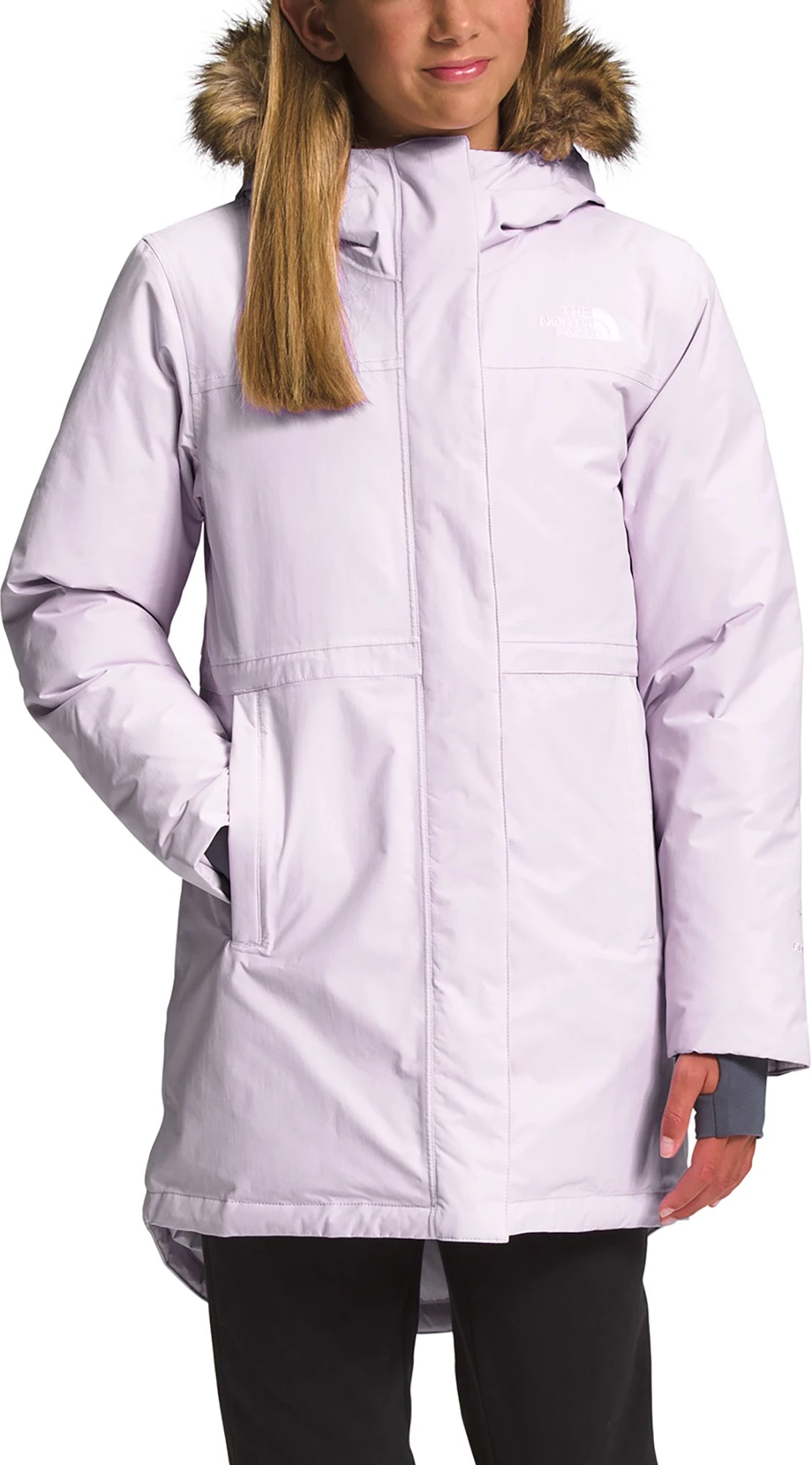 The North Face Girls' Arctic Parka Lavender Fog 1 The North Face Girls' Arctic Parka Lavender Fog