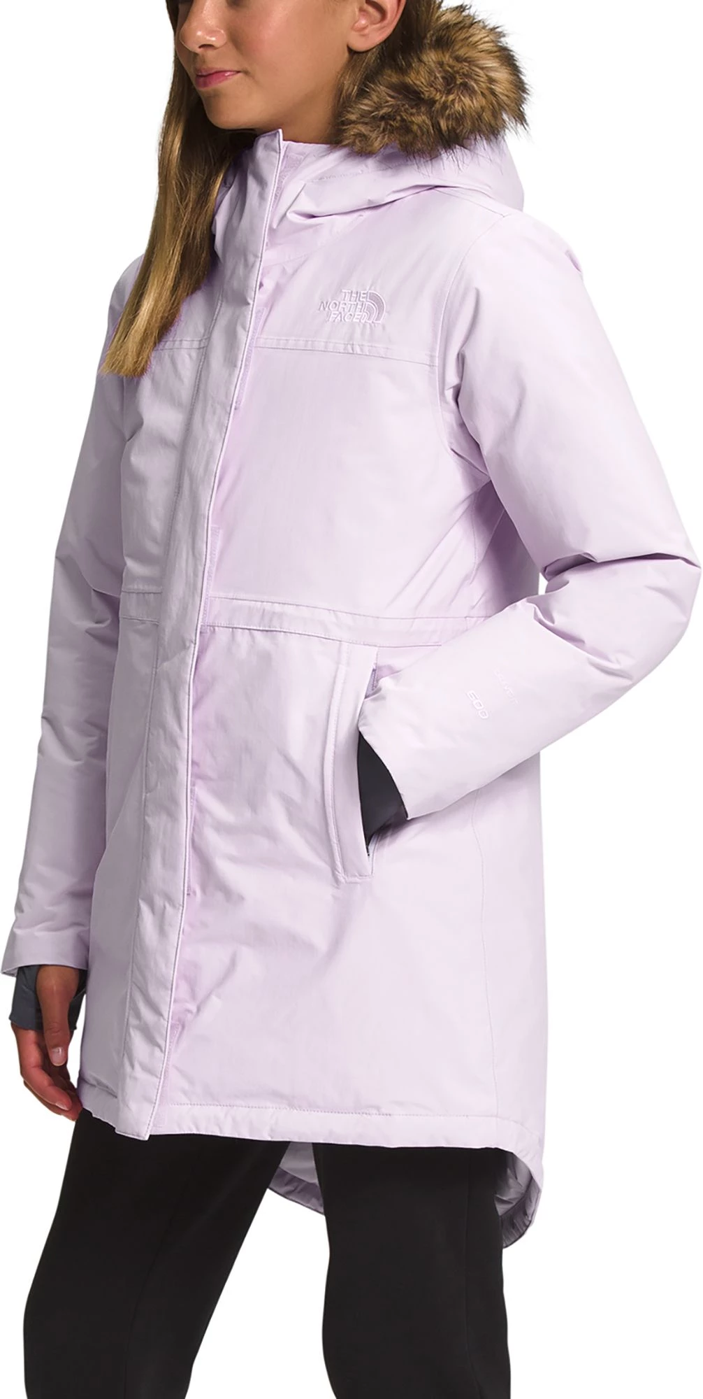 The North Face Girls' Arctic Parka Lavender Fog 3 The North Face Girls' Arctic Parka Lavender Fog - Image 3