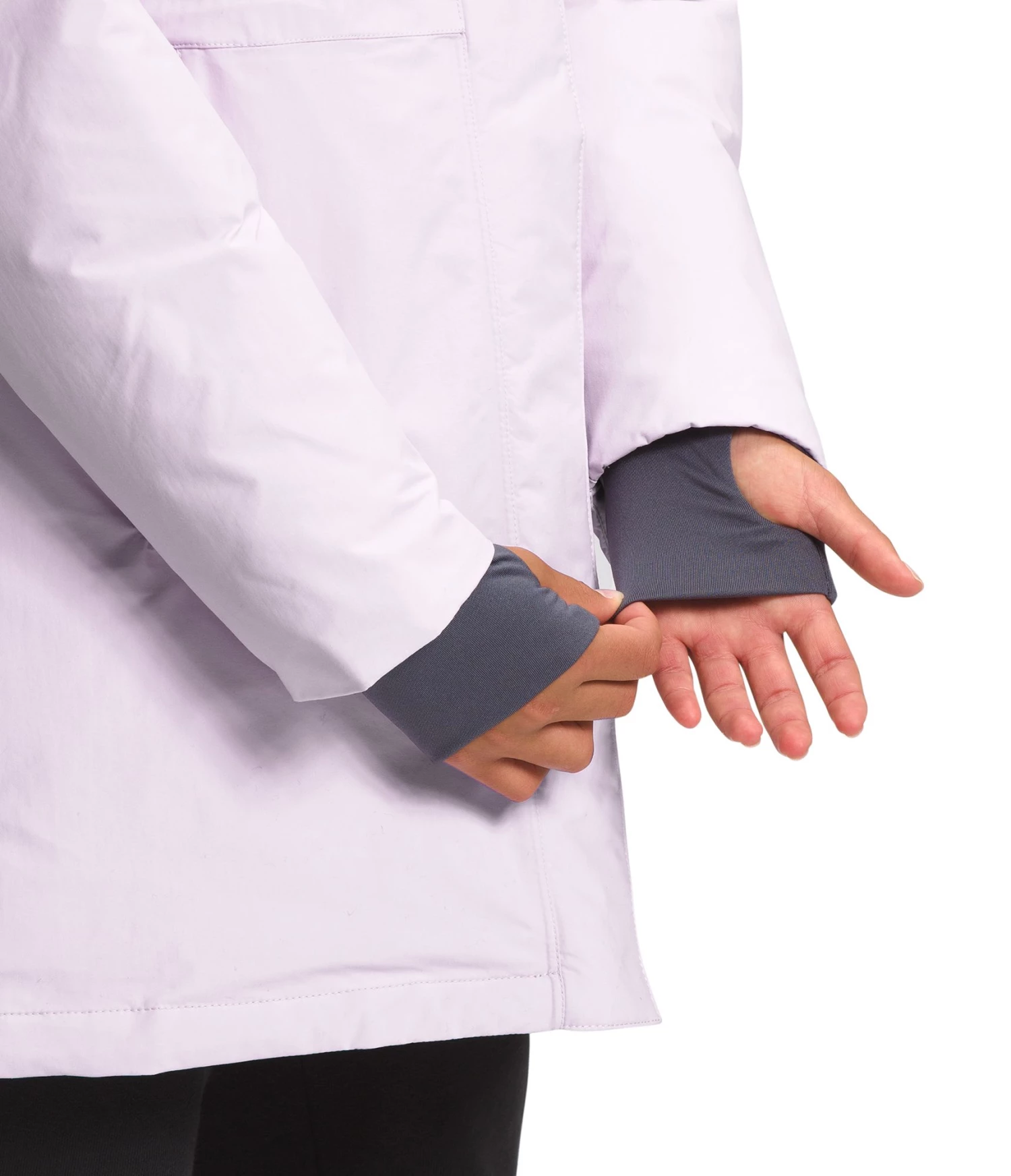 The North Face Girls' Arctic Parka Lavender Fog 6 The North Face Girls' Arctic Parka Lavender Fog - Image 6