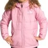 The North Face Kids' Reversible Perrito Jacket For Girls' Cameo Pink