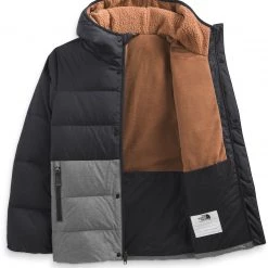 The North Face Boys' North Down Fleece-Lined Parka Tnf Med Grey Hthr -DealsThe North Face Store unnamed file 736