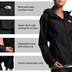 The North Face Women's Paze Rain Jacket Tnf Black Heather -DealsThe North Face Store unnamed file 803