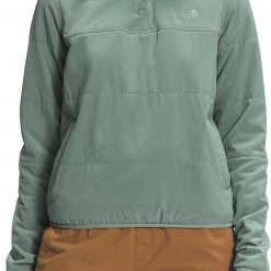 The North Face Women's Mountain Pullover Sweatshirt Laurel Wreath Green