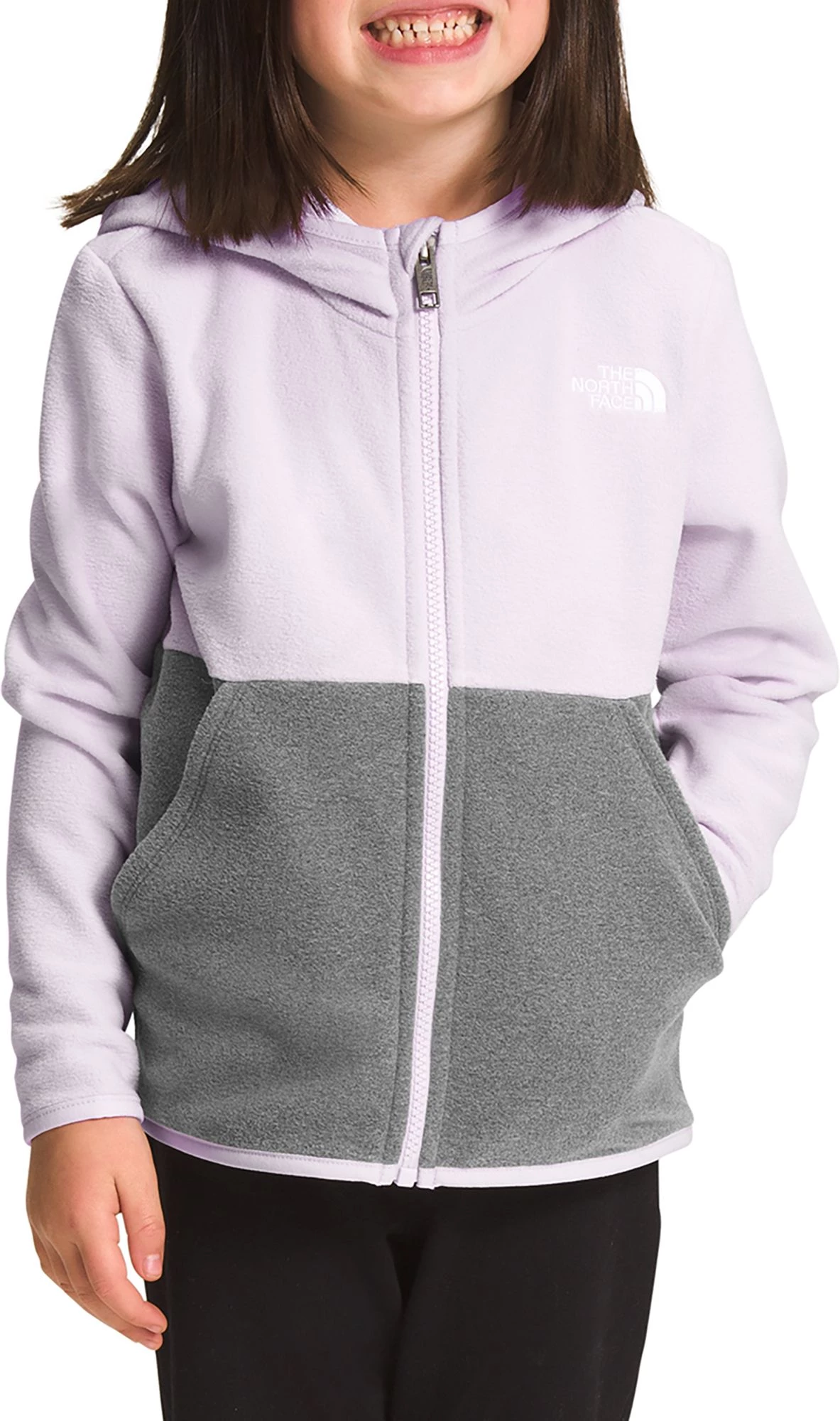 The North Face Boys' Glacier Full Zip Hoodie For Girls' Fuschia Pink 1 The North Face Boys' Glacier Full Zip Hoodie For Girls' Fuschia Pink