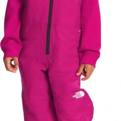 The North Face Boys' Freedom Insulated Bib Fuschia Pink
