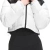 The North Face Women's Nuptse Short Jacket Tnf White/tnf Black