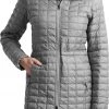 The North Face Women's Eco ThermoBall Jacket Tnf Medium Grey Heather