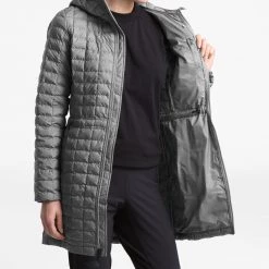 The North Face Women's Eco ThermoBall Jacket Tnf Medium Grey Heather -DealsThe North Face Store unnamed file 942