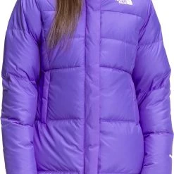 The North Face Girls' Dealio Fitted Parka Sweet Violet