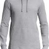 The North Face Men's Waffle Hoodie Meld Grey Heather