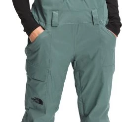 The North Face Women's Freedom Snow Bib Balsam Green