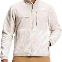 The North Face Men's Printed Denali 2 Jacket Slvrgrywdntgrprnt/slvrgry